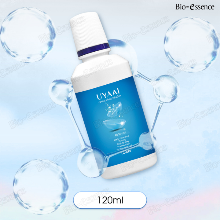 120ml Lens Solution Eye Liquid for Contact Lenses Cleaning Health Care Portable Travelling Outdoor Eye Care Solution