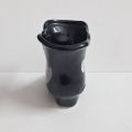 Porcelain Shoe Miniature Black  with red Flowers Boot for home decoration / shoes for home decor. 