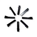 10 Pcs Black Hair Clips for Jewelry Making. 