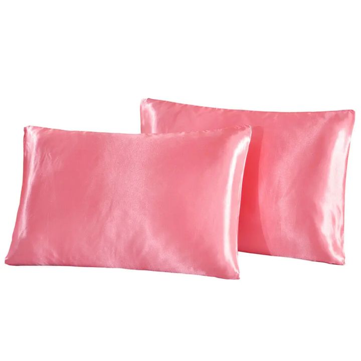 2-piece%20Pure%20Emulation%20Silk%20Satin%20Pillowcase%20ice-cold%20Comfortable%20Pillow%20Cover%20Pillowcase%20For%20Bed%20Throw%20Double%20Pillow%20Covers%20-%20Image%207