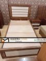 Modern  Single bed one side table 6025 Customized. 