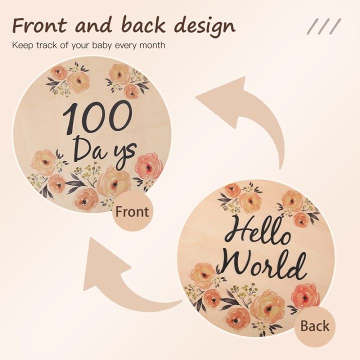 6+2Pcs/Set%20Wooden%20Milestone%20Number%20Monthly%20Flower%20Double%20Sided%20Cards%20Baby%20Age%20Photography%20Accessories%20Newborn%20Growth%20Memorial%20-%20Image%202