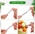 1 Pcs Portable Titanium Toothpicks Pocket Toothpick With ProtectiveHolder Reusable Toothpicks With Key Ring Pocket ToothpicksFor. 