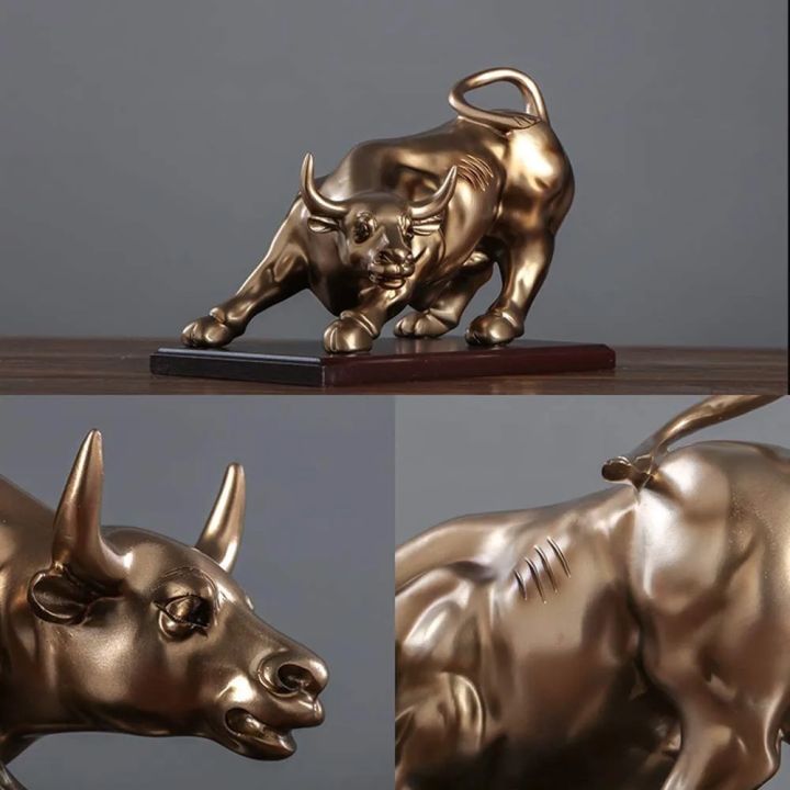 Bull%20Statue%20For%20Home,%20Office,%20Living%20Room%20Decor,%20Decorative%20Figurine%20Statue%20-%20Image%202