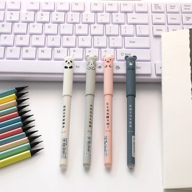 Gel%20Pen%20Erasable%20Pack%20of%204%20Gel%20Ink%20Pen%20Gel%20Pen%200.35%20mm%20Kawaii%20Ballpoint%20Pen%20Cartoon%20Animal%20Panda%20Erasable%20Gel%20Pen%20-%20Image%204
