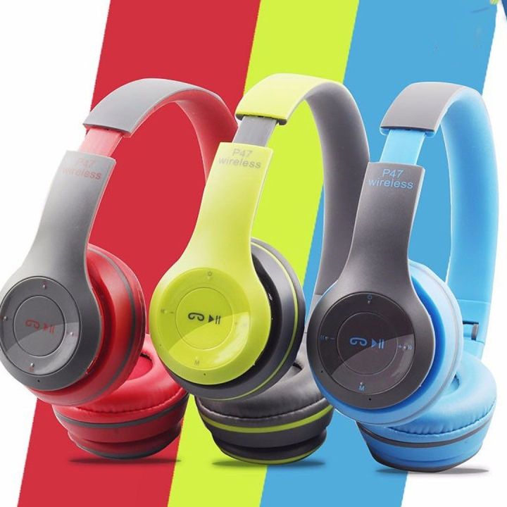 P47 Head Phone|Beat Quality Head phones|Original gaming Using| And Batrey Timing Good|Bass Quality Are Atractive|