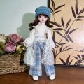 Cute Fashion 30cm Doll Clothes Sweater Coat Pretty Doll Dress Fall and Winter Style Casual 1/6 BJD Doll Outfit Set Girl Toy .