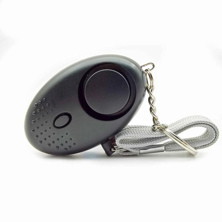 1PC 130DB Personal Security Alarm Emergency 130DB Security Alarm Keychain Personal Safety Devices With LED Light Buckle Key