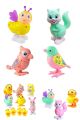 Random Key Operated Toys For Kids -Dino - Chick- Rabbit - Squeral - Parrot - Chabi Wale Khilone Chicks Wind Up Toys,Gift for Toddler Kids Easter Egg Hunt Basket Goody Bag Stuffer Filler. 