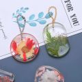 Resin keychain molds 6pcs/set DIY Epoxy Keychain Silicone Mold Resin Hanging Pendant Craft Moulds Mirror Effect Jewelry Necklace Pendant Silica Mold |ART COLLECTION (ISB). 