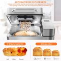 Open Box HEICHKELL Bread Maker Bread Maker Elegant Baking Machine with Automatic Ingredient Box, 650 W, 500-1000 g Bread Weight, Ceramic Coating, Bread Baker 19 Baking Programmes, Gluten Free BPA-Free. 