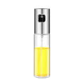 Oil Sprayer Stainless Steel Transparent Glass Spray Bottle BBQ oil sprayer, healthy cooking oil sprayer, olive oil spray dispenser, reusable oil sprayer Random color. 
