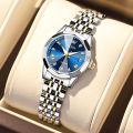 Olevs 9931 Fashion Stainless Steel Imported Wuartz Movement Ladies Wristwatch For Women.