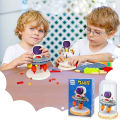 (With cover + color lights) wise, astronaut building blocks, space fighter, Nano astronaut building blocks, spaceship building blocks, toy building blocks.. 