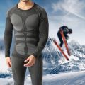 Men Sport Thermal Underwear Suits Outdoor Cycling Compression Sportswear Quick Dry Breathable Clothes Fitness Running Tracksuits.