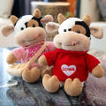Hot toys Cute Cow Doll Little Cow Plush Toy Chinese Zodiac Cow Doll Cloth Doll New Year's Girl's Birthday .