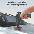Cordless Eccentric Car Polisher with LCD Screen Car Buffer Polisher Kit 2 Gears of Speeds Adjustable Electric Auto Polishing. 