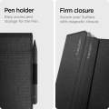Spigen Stand Folio Designed for Microsoft Surface Pro 11 / Surface Pro 10 / Pro 9/8 Case Cover with Pen Holder (2024/2022/2021) - Black. 