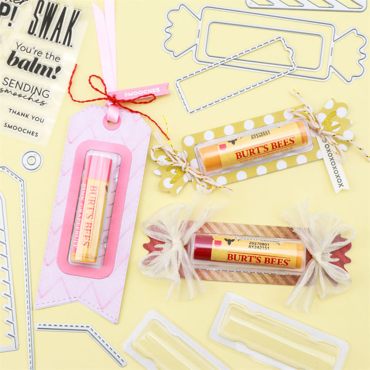 Plastic%20Clear%20Rectangle%20Domes%20Coordinating%20Cutting%20Dies%20Self-Adhesive%20Lip%20Balm%20Pouches%20Money%20Holder%20for%20DIY%20Craft%20Gift%20Cards%20-%20Image%202