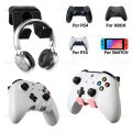 Stand Holder For PS5 PS4 Switch Pro Xbox One Game Controller Wall Mount Gamepad Headphone Headset Hanging Bracket Hanger. 