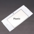 1PCS Glass Plastic Mirror For 3DS New Replacement Plastic Top Front LCD Screen Frame Lens Cover For 3DS.