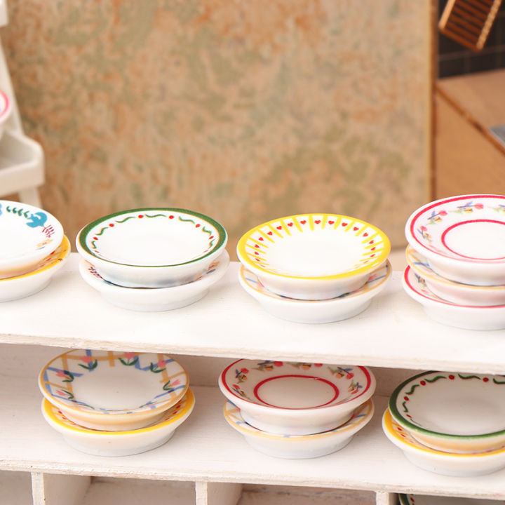 5Pcs%201/12%20Dollhouse%20Mini%20Plates%20Dishes%20Model%20Dollhouse%20Simulation%20Kitchen%20Decoration%20Dolls%20House%20Accessories%20Pretend%20Play%20Toys%20-%20Image%205