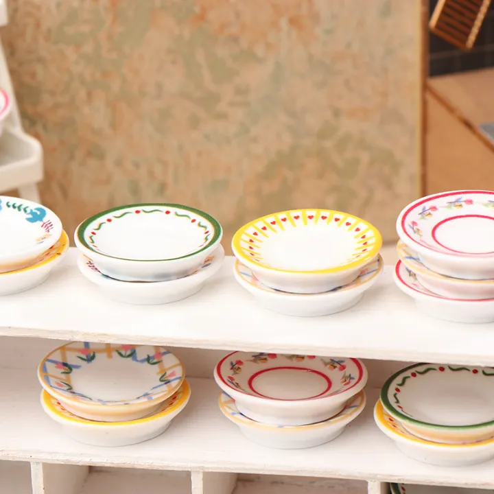 5Pcs%201/12%20Dollhouse%20Mini%20Plates%20Dishes%20Model%20Dollhouse%20Simulation%20Kitchen%20Decoration%20Dolls%20House%20Accessories%20Pretend%20Play%20Toys%20-%20Image%205