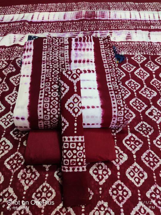 Batik%203%20Piece%20Kurti%20Kameez%20Dress%20for%20Women%20Trendy%20Stylish%20Comfortable%20Daily%20Wear%20Fabric%20-%20Image%205