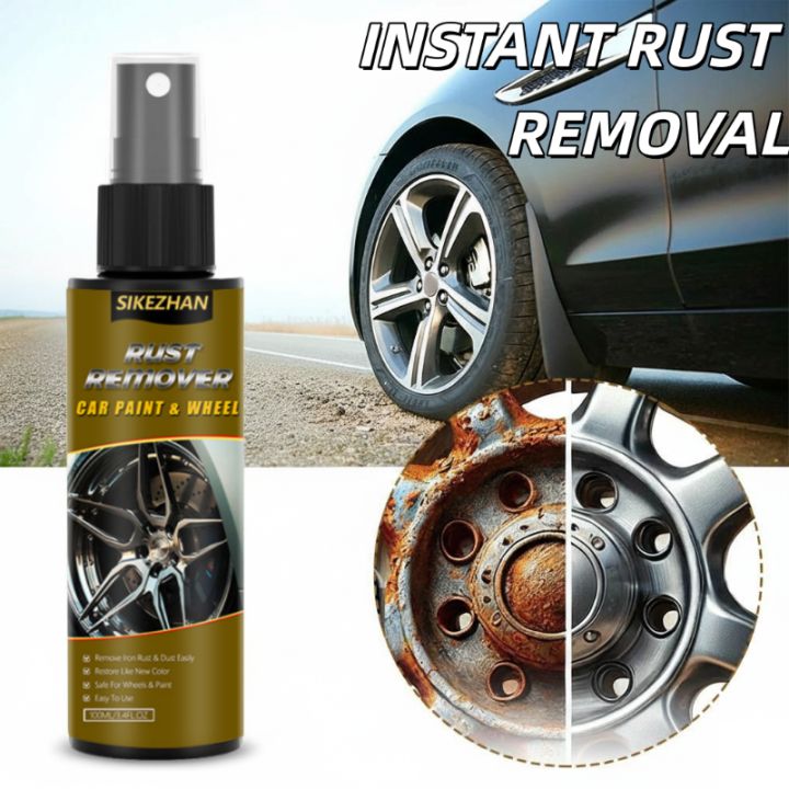 Car Iron Rust Remover Spray - Instant Wheel Rim Cleaner&Paint ...