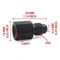 New Black Aluminum AN4 AN8 An6 1/8npt Female To AN 3 AN6 An8 An10 Male Flare Adapter Fitting Reducer. 