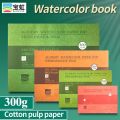 100% Cotton Watercolor Paper Sealing Pad 32K 16K 8K 20Sheets 300gsm/200gsm Water Color Drawing Painting Book Sketchbook Art Supp.