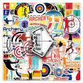 50 Pcs Archery Sports Waterproof Stickers Graffiti Decorative for Archery Lovers Skateboard Stationery Laptop Trendy Decals.