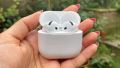 Gen4 Airpods 4 Ture Wireless Sports  Hifi Stereo Earbud With Mic WIRELESS TWS Earbuds HD Call Noise Gold Open Ear Q17 BT5.4. 
