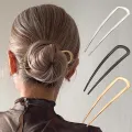 New Simple U Shaped Hair Forks Hairpin Metal Hair Sticks Geometric Hair Clips Fashion Hair Accessories Women Jewelry Headwear.