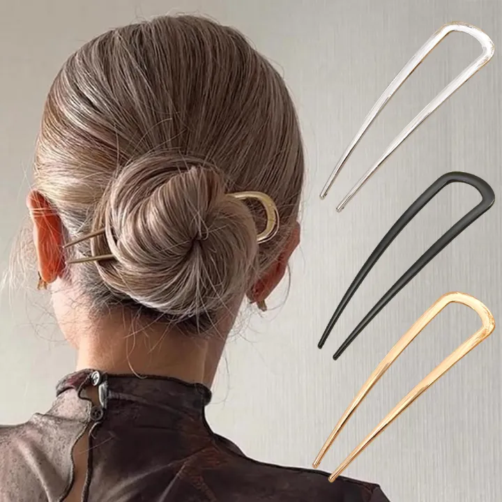 New%20Simple%20U%20Shaped%20Hair%20Forks%20Hairpin%20Metal%20Hair%20Sticks%20Geometric%20Hair%20Clips%20Fashion%20Hair%20Accessories%20Women%20Jewelry%20Headwear%20-%20Image%202