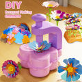 DIY Bouquet Making Fabric Flower Toys, Flower Make Bouquets Toy for Girls Educational Making Craft Kit Kids Gifts. 