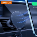 VIKEFON Magnetic Car Wireless Charger For iPhone 12 13 14 15 Pro Max Air Vent Car Phone Holder Stand Fast Car Charging.