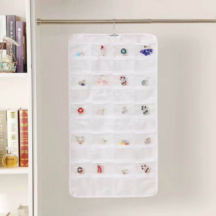 1pc%2080%20Pockets%20Jewelry%20Storage%20Bag%20Non-woven%20Fabric%20Hanging%20Women%20Jewelry%20Organizer%20Earrings%20Necklace%20Ring%20Display%20Holder%20-%20Image%205