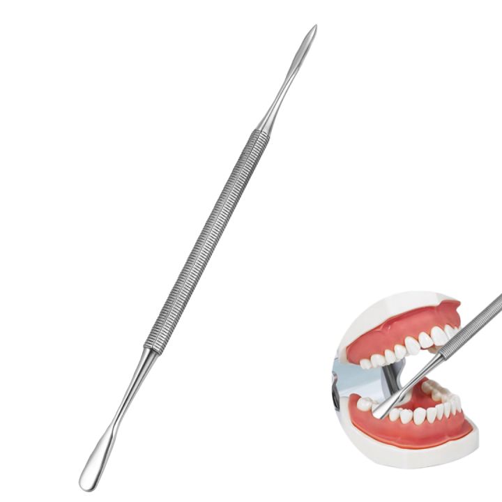 1pc Double-Ended Periosteal Elevator for Dental Implant Surgery Stainless Steel Autoclavable Sterilizable Dentist Instruments