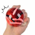 Halloween Stress Balls Squeeze Skull Toys Fidget Decompression Toys Squeeze Skulls with Blood and Maggots Halloween Prank Toys. 