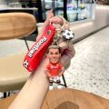 Football Star Ronaldo Figure Keychain Jewelry Bag Pendent Keyring Collection Doll Car Ornaments Key Accessories Souvenirs s.
