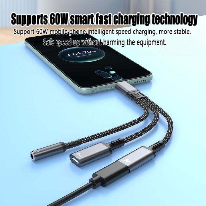PD%2060W%20Type%20C%20to%20Dual%20Type%20C%203.5mm%20Headphone%20and%20Charger%20Adapter%203%20in1%20USB%20C%20to%20AUX%20Audio%20Jack%20Dongle%20Cable%20For%20%20iphone16%20-%20Image%204