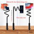 Gooseneck Tablet Holder With Flexible Arm 360 Clip Bed Support For 4 - 11 inches Phone Tablet Bracket For IPad Stand Accessories. 