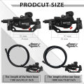 BUCKLOS E-Bike Hydraulic Disc Brake Electric Scooter Folding Bike Disc Brake 2Pin Power Off Electric Bicycle Hydraulic Brakes. 