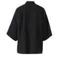 Black Samurai Clothing Japanese Style Cosplay Kimonos Shirt Traditional Haori for Women Men Harajuku Fashion Cardigan Yukata. 