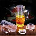 Acrylic Olive Oil can Transparent Jug Bottle Dispenser with Handle & Clear Lid (500 ml). 