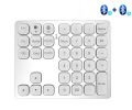 BOW Dual Bluetooth Numeric Keyboard Rechargeable Wireless Number Numpad for iPad Laptop Windows ios Slinet Digital Keyboard.