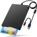 Floppy Disk Reader Drive 3.5" 1.44MB FDD External USB Floppy Diskette Drive for Windows 11/10/8/7/XP/Vista Mac PC Laptop Desktop. 