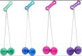 PACK of 12 Clacker Ball for kids Kat Kat game string rope Lato Tak Tak game anti stress ball kids toy. 