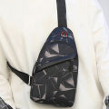 Korean chest bag Men's fashion  men's satchel Shoulder bag Crossbody bag Oxford cloth casual bag Canvas small backpack. 